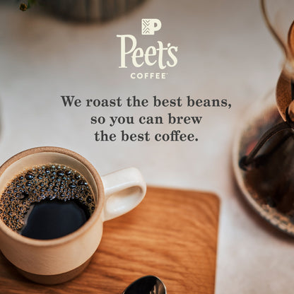 Peet's Coffee Major Dickason's Blend Premium Dark Roast Single Serve Coffee Pods, 75 Count