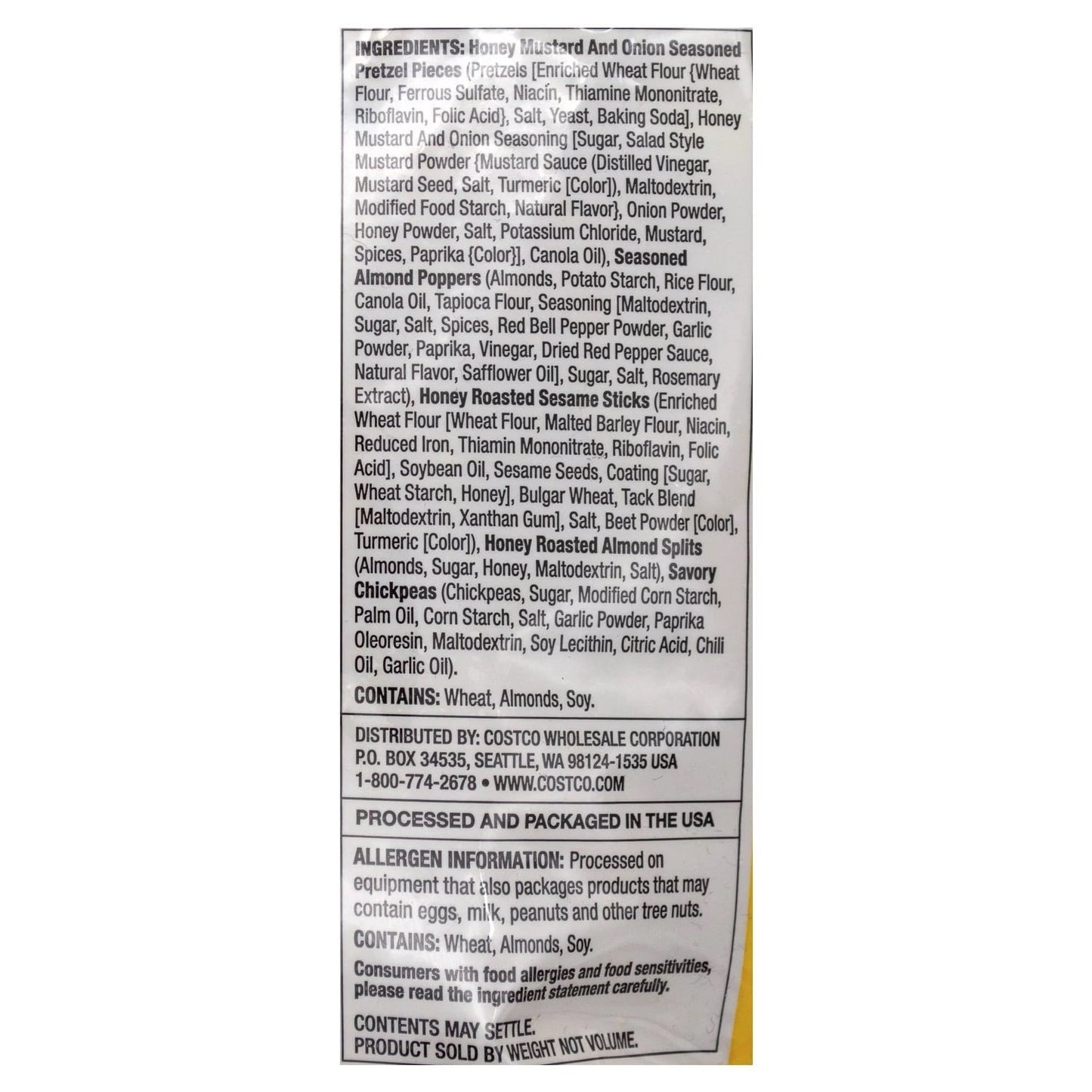 Kirkland Signature Honey Mustard Snack Mix, 30 Ounce