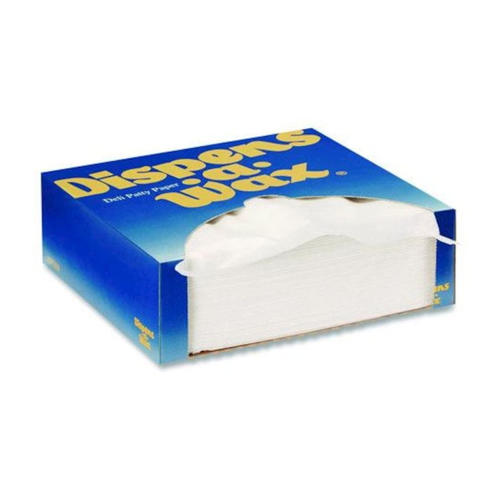 Dixie Dispens-A-Wax Waxed Deli Patty Paper, 6 x 6, 1,000/Box, 10 Boxes/Carton